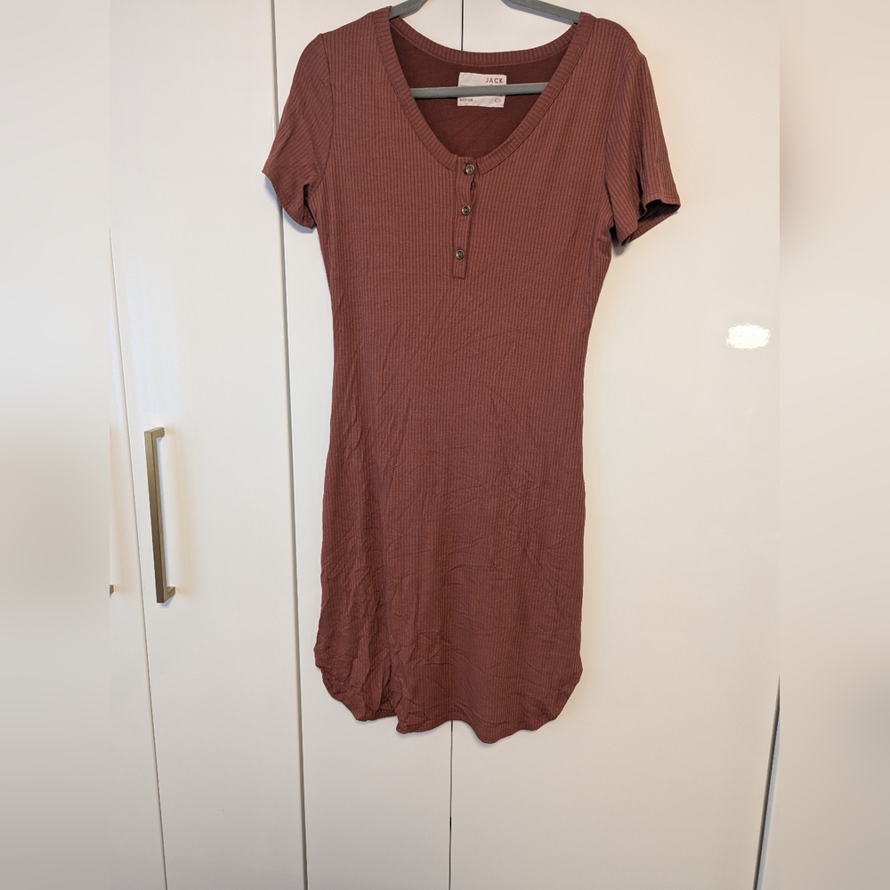Jackson Rowe Fine Ribbed Midi Dress